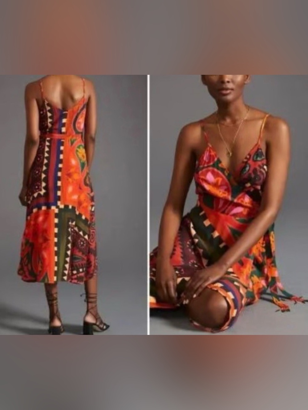 FARM Rio Multicolor Asymmetrical Slip Dress - Picture 5 of 11